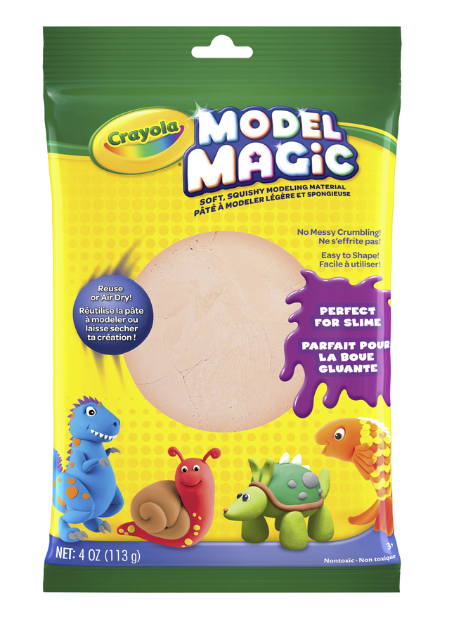Crayola Model Magic Non-Toxic Mess-Free Modeling Dough, 4 oz, Bisque, Item Number 1382236