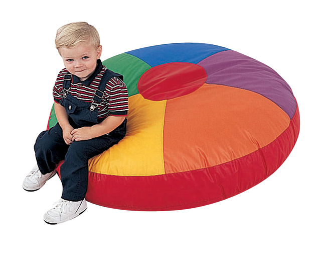 Children S Factory Cuddle Ups Small Color Wheel Floor Pillow 30 In