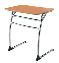 Classroom Select Contemporary Cantilever Desk, 20 x 26 Inch Laminate Top, T-Mold Edge, Chrome Frame, Item Number 5009402