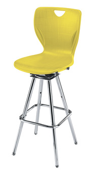 Classroom Select Contemporary Swivel Stool, Adjustable Height, A Shell, Item Number 1388751