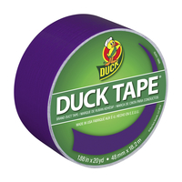 Duck Tape Colored Duct Tape, 1.88 Inches x 20 Yards, Purple Item Number 1397095