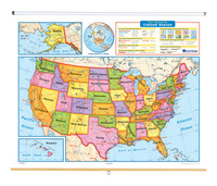 Nystrom Readiness United States Roller Map, 65 x 53 inches, Item Number 1398259