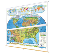 Nystrom美国和世界地图集，项目编号1398310