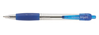School Smart Fade Resistant Retractable Ballpoint Pen, Medium Tip, Blue, Pack of 12 Item Number 1400762