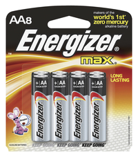 Energizer AA Batteries, Item Number 1405146