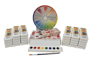 Image for Sax Non-Toxic Semi-Moist Watercolor Paints Classroom Pack, Assorted Vibrant Colors, Set from School Specialty