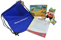 Childcraft Froggy Goes to School Literacy Bag, Book, and Plush Item Number 1433149