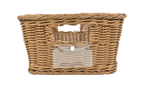 School Smart Large Wicker Basket, 13-1/4 x 18-1/4 x 6-1/2 Inches, Polypropylene Item Number 1435091