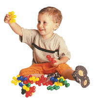 Childcraft Toddler Manipulative Star Builders, Assorted Colors, Set of 30 Item Number 1435218