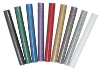 Surebonder Mini Glitter Hot Glue Sticks, 4 Inches, Assorted Colors, Pack of 12, Item Number 1437935