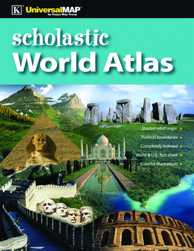 Kappa Maps World Atlas Scholastic Edition, Item Number 1438094