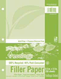 Notebooks, Loose Leaf Paper, Filler Paper, Item Number 1439677