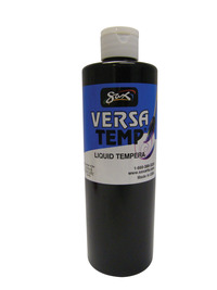 Sax Versatemp Heavy-Bodied Tempera Paint, Black, Pint Item Number 1440686