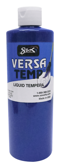 Sax Versatemp Heavy-Bodied Tempera Paint, Primary Blue, Pint Item Number 1440687