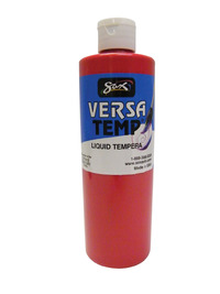 Sax Versatemp Heavy-Bodied Tempera Paint, Primary Red, Pint Item Number 1440692