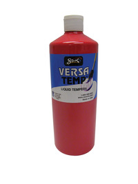 Sax Versatemp Heavy-Bodied Tempera Paint, Primary Red, Quart Item Number 1440703