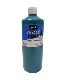 Sax Versatemp Heavy-Bodied Tempera Paint, Turquoise, Quart Item Number 1440704