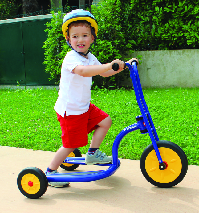 ITALTRIKE Kids Push Tricycle Trike Ride On Toy Toddler 3 Wheel Girls Pedal Bike 