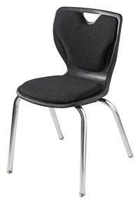 Classroom Select Contemporary Chair, Padded, 20 Inch A+ Seat Height, Chrome Frame, Item Number 1444516