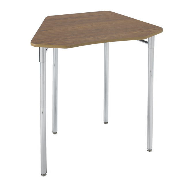Classroom Select Adjustable Collaboration Desk, 21 x 30 Inches, Octagon Laminate Top, Item Number 5009361