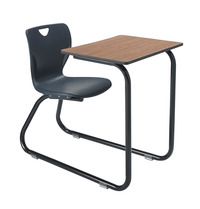 Image for Classroom Select Contemporary Sled Base Combo Desk, 18 Inch A+ Seat, 24 x 18 Inch Laminate Top, LockEdge, Black Frame from School Specialty