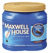 Maxwell House Original Ground Coffee, 30.6 oz, Medium Roast, Item Number 1450662