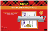 Scotch Thermal Laminating Pouch, 11-1/2 x 17-1/2 Inches, 3 mil Thick, Pack of 25 Item Number 1465221