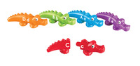 Learning Resources Snap-N-Learn Alphabet Alligators, 26 Pieces, Item Number 1465331