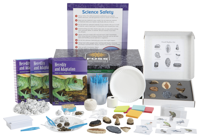 Image for FOSS Next Generation Middle School Heredity and Adaptation Complete Kit, Print and Digital Edition, with 160 Seats of Digital from SSIB2BStore