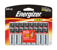 Energizer Max Alkaline AA Battery, Item Number 1468114