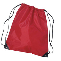 Drawstring Sports Backpack, Red, Item Number 1471192
