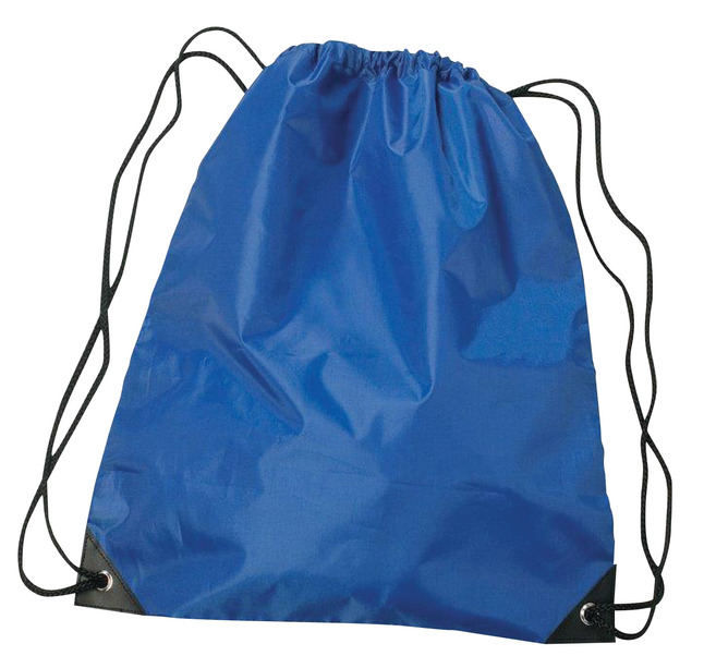 Drawstring Sports Backpack, Royal Blue, Item Number 1471193