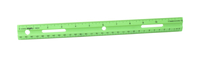 School Smart Plastic Ruler, Assorted Colors, 12 Inches, Pack of 6 Item Number 1473614