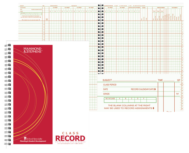 9-1/4 x 12-1/4 ... Hammond & Stephens Large Square Format Class Record Book