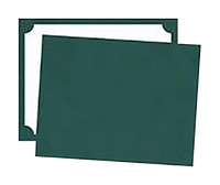 Hammond And Stephens Blank Award Cover, Linen, Green, Pack of 25, Item Number 1475923