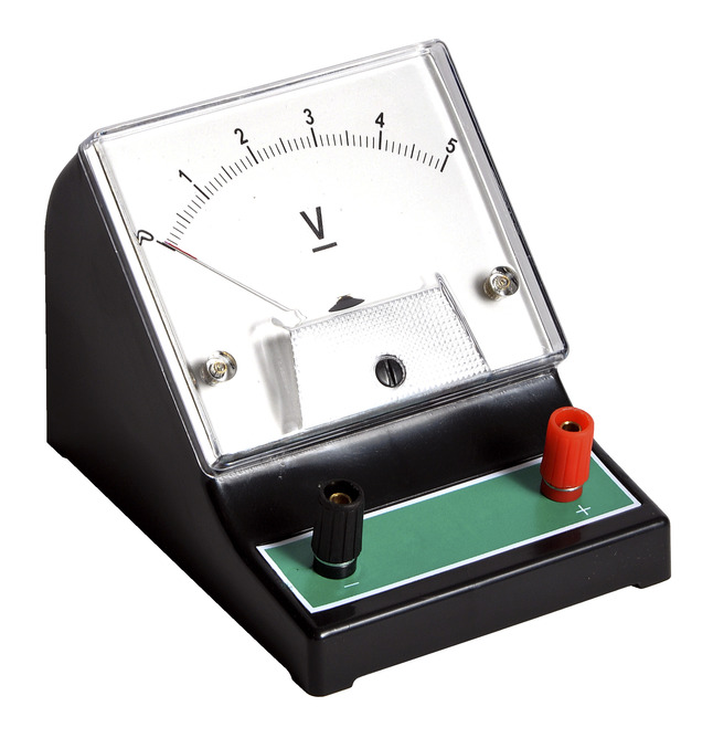 Frey Scientific Economy DC Voltmeter Single Range , 0-5V (0.1V), Item Number 1477766