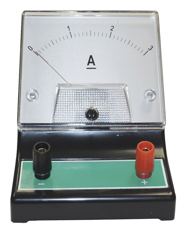 Frey Scientific Economy DC Ammeter Single Range, 0-3A (100mA), Item Number 1477767