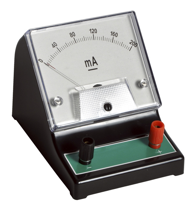 Frey Scientific DC Milliammeter, 0-200mA (4mA), Item Number 1477769