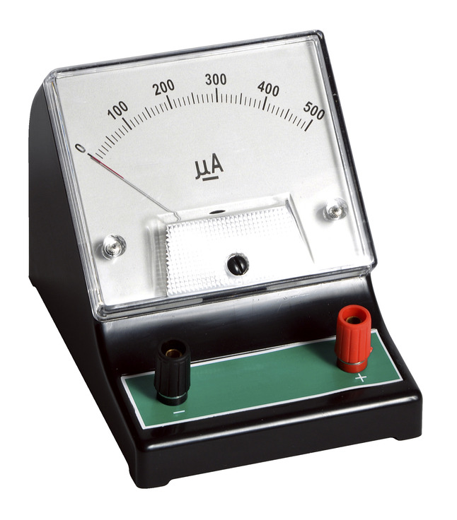 Frey Scientific DC Milliammeter, 0-500µA (10µA), Item Number 1477771