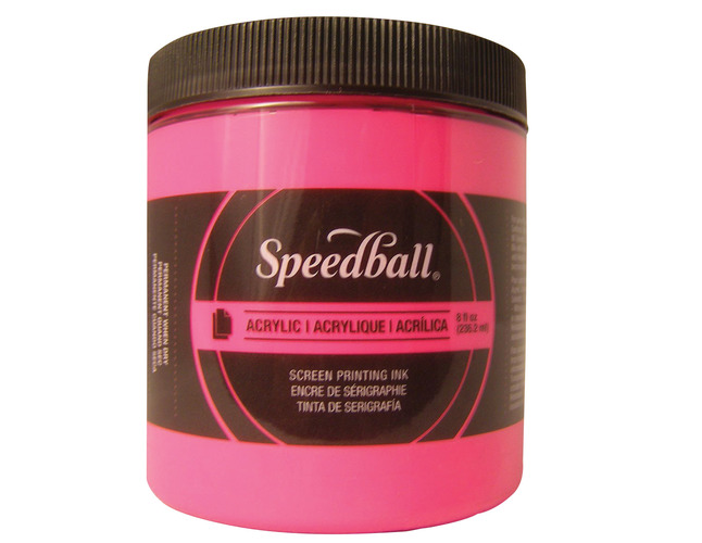 Acrylic Ink - Fluorescent Hot Pink - 8 oz.