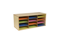 Classroom Select Storage Organizer, 12 Shelves, 29 x 12 x 12-1/2 Inches, Item Number 1491764