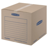 Fellowes SmooveMove Basic Moving Box, Medium, Kraft, Pack of 20, Item Number 1492573