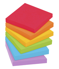 Post-it Super Sticky Notes, 3 x 3 Inches, Marrakesh, Pack of 12