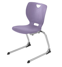 Classroom Select NeoClass Cantilever Chair, 18 Inch Seat Height, Chrome Frame, Item Number 1496367