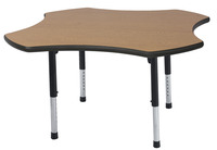 Classroom Select Apollo T-Mold Adjustable Table, Clover, 48 Inches, Item Number 1496683