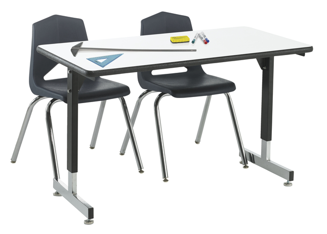 Classroom Select Pedestal Leg Markerboard Activity Table, Rectangle, 60 x 24 Inches, Item Number 5004795