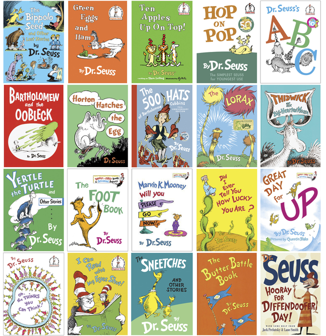 School Specialty Dr Seuss Hardcover Children S Books Set 2 Assorted Titles