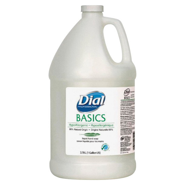 Dial Corp. Hypoallergenic Liquid Soap, 1 gal, White, Item Number 1497585