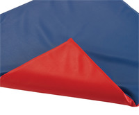 The Children's Factory 2-Sided Cushion, 28 x 28 x 1 Inches, Blue and Red, Item Number 2088682