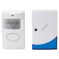 Tatco Wireless Chime, Battery, White and Blue, Item Number 1499247